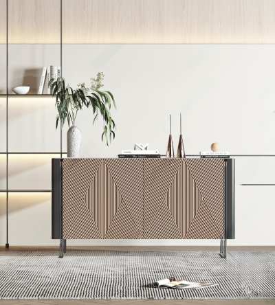 现代玄关柜3D模型下载